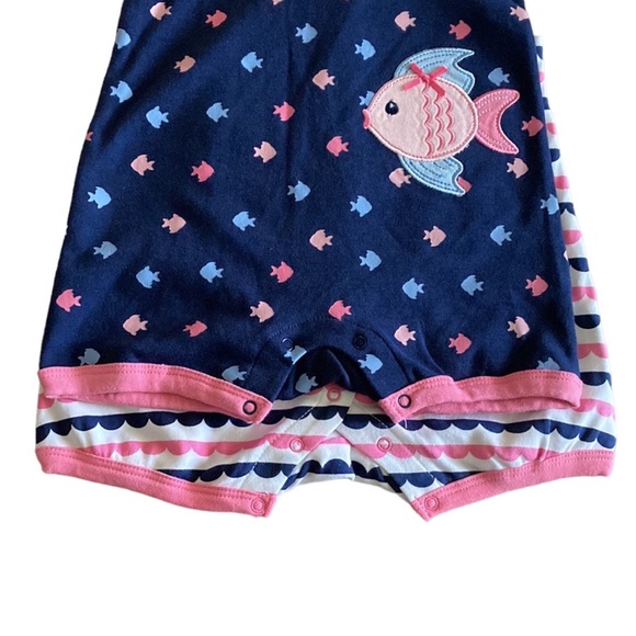 Best Beginnings Fish Rompers - Picture 11 of 15